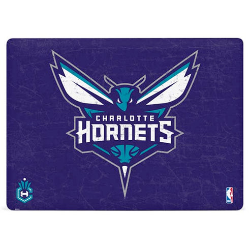 NBA Charlotte Hornets Distressed-Purple Surface Laptop 3 13.5in Skin