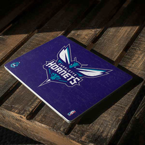 NBA Charlotte Hornets Distressed-Purple Surface Laptop 3 13.5in Skin