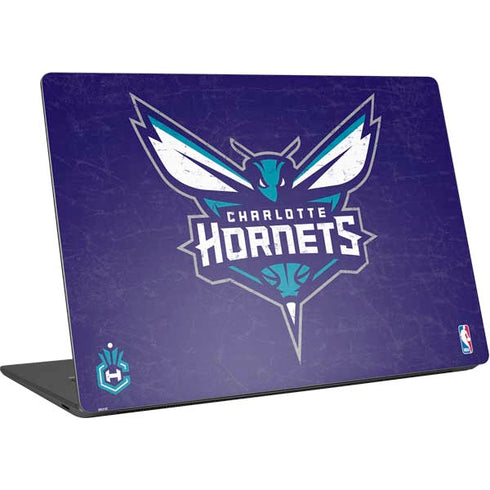 NBA Charlotte Hornets Distressed-Purple Surface Laptop 4 15in Skin