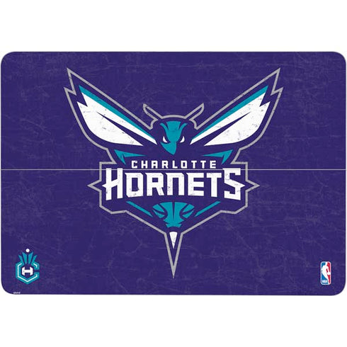 NBA Charlotte Hornets Distressed-Purple Surface Laptop Studio Skin
