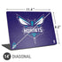 NBA Charlotte Hornets Distressed-Purple Universal Laptop 14in (11.4 x 8.2in) Skin
