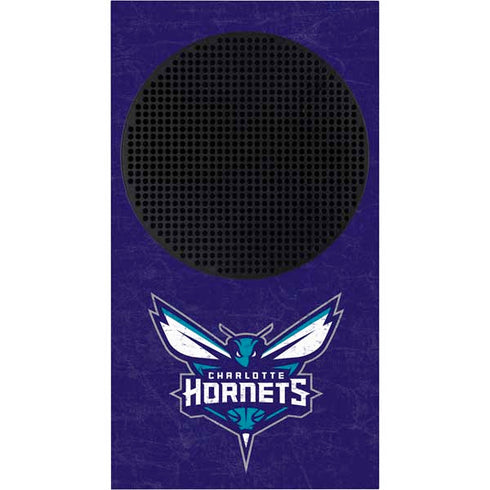 NBA Charlotte Hornets Distressed-Purple Xbox Series S Skins