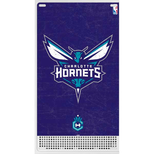 NBA Charlotte Hornets Distressed-Purple Xbox Series S Bundle Skin