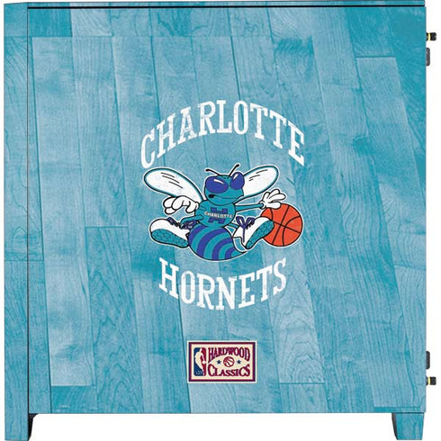 NBA Charlotte Hornets Hardwood Classics Corsair 4000D Tempered Glass Mid-Tower ATX Case Skin
