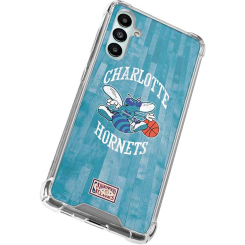 NBA Charlotte Hornets Hardwood Classics Galaxy A14 5G Clear Case