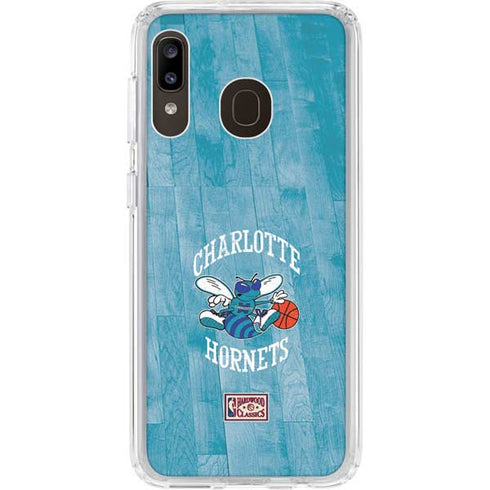 NBA Charlotte Hornets Hardwood Classics Galaxy A20 Clear Case