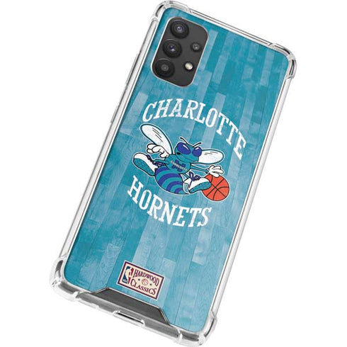 NBA Charlotte Hornets Hardwood Classics Galaxy A32 5G Clear Case