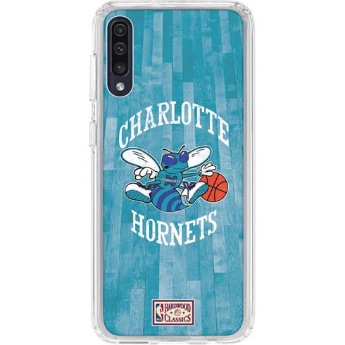 NBA Charlotte Hornets Hardwood Classics Galaxy A50 Clear Case
