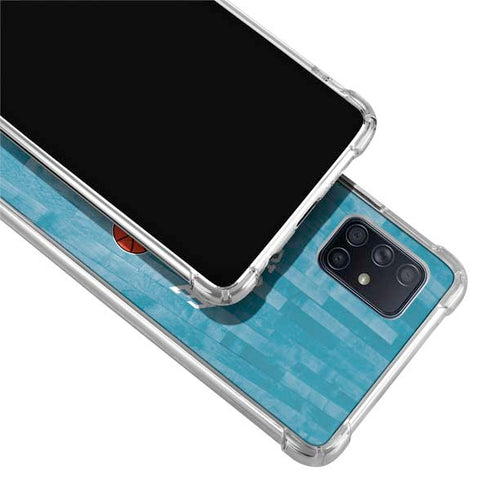 NBA Charlotte Hornets Hardwood Classics Galaxy A71 5G Clear Case