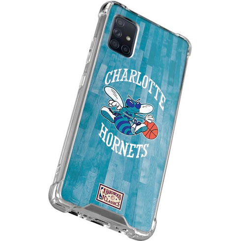 NBA Charlotte Hornets Hardwood Classics Galaxy A71 5G Clear Case
