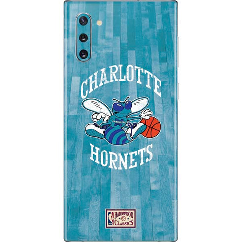 NBA Charlotte Hornets Hardwood Classics Galaxy Note 10 Skin