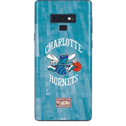 NBA Charlotte Hornets Hardwood Classics Galaxy Note 9 Skin