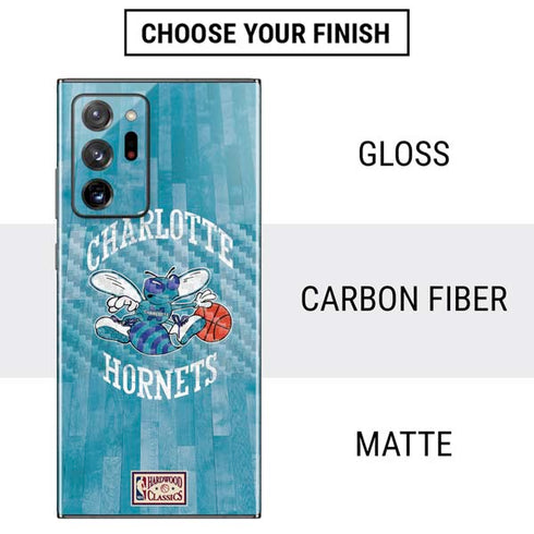 NBA Charlotte Hornets Hardwood Classics Galaxy Note20 Ultra 5G Skin