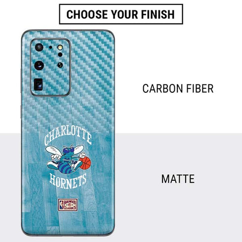 NBA Charlotte Hornets Hardwood Classics Galaxy S20 Ultra 5G Skin