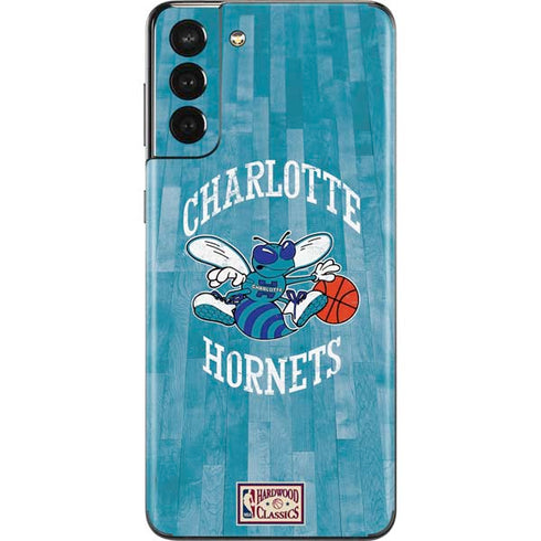 NBA Charlotte Hornets Hardwood Classics Galaxy S21 Plus 5G Skin