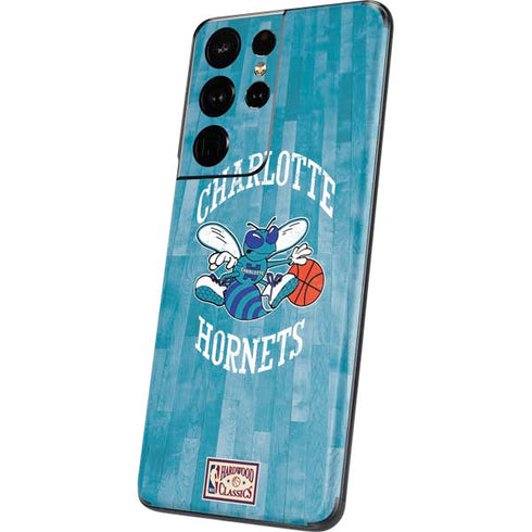 NBA Charlotte Hornets Hardwood Classics Galaxy S21 Ultra 5G Skin