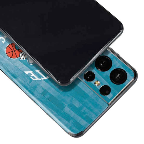 NBA Charlotte Hornets Hardwood Classics Galaxy S21 Ultra 5G Skin