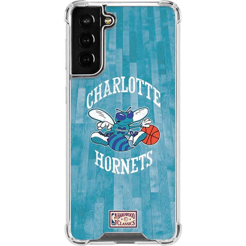 NBA Charlotte Hornets Hardwood Classics Galaxy S22 Plus Clear Case