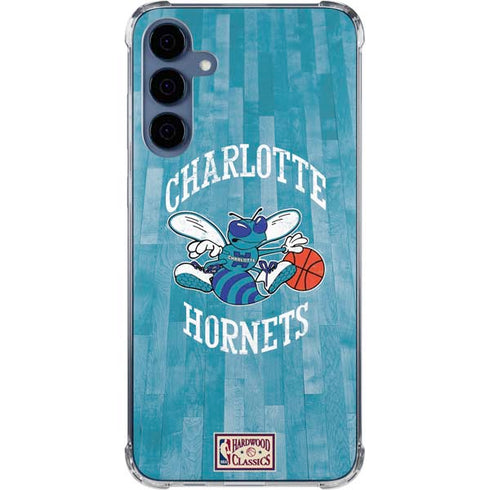 NBA Charlotte Hornets Hardwood Classics Galaxy S24 Clear Case