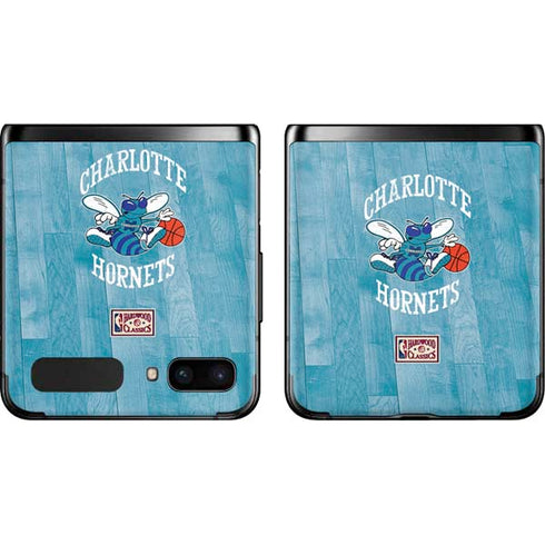 NBA Charlotte Hornets Hardwood Classics Galaxy Z Flip Skin