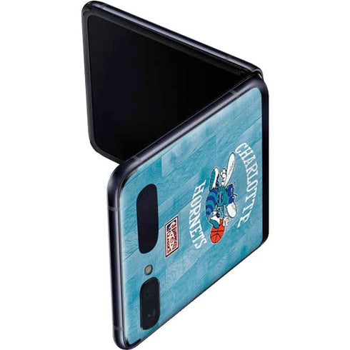 NBA Charlotte Hornets Hardwood Classics Galaxy Z Flip Skin