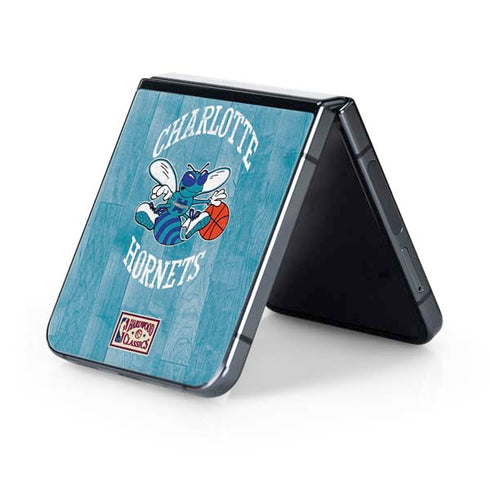 NBA Charlotte Hornets Hardwood Classics Galaxy Z Flip5 5G Skin