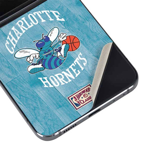 NBA Charlotte Hornets Hardwood Classics Galaxy Z Flip5 5G Skin