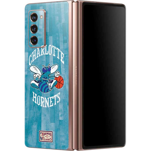 NBA Charlotte Hornets Hardwood Classics Galaxy Z Fold2 5G Skin