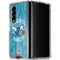 NBA Charlotte Hornets Hardwood Classics Galaxy Z Fold4 5G Clear Case