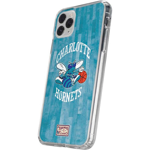 NBA Charlotte Hornets Hardwood Classics iPhone 11 Pro Clear Case