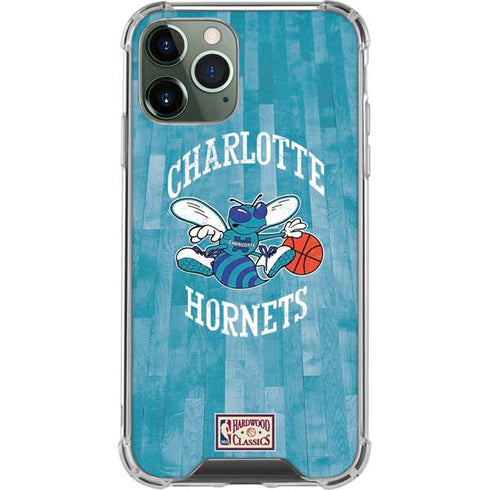 NBA Charlotte Hornets Hardwood Classics iPhone 12 Pro Clear Case