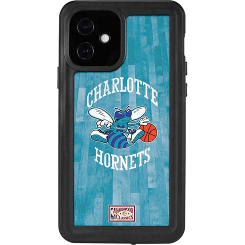 NBA Charlotte Hornets Hardwood Classics iPhone 12 Waterproof Case
