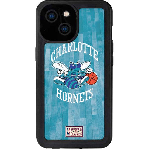 NBA Charlotte Hornets Hardwood Classics iPhone 13 Mini Waterproof Case