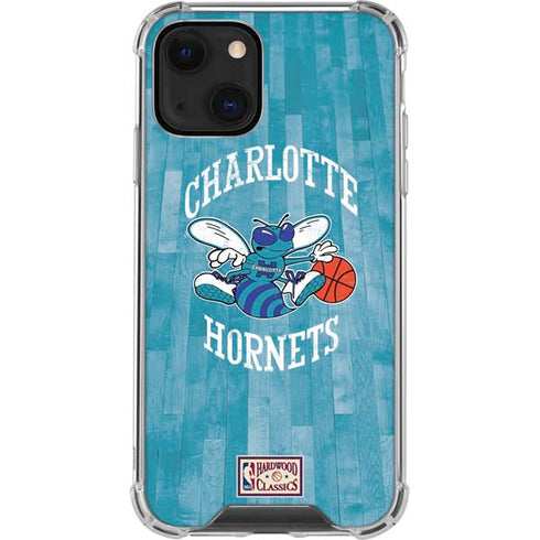 NBA Charlotte Hornets Hardwood Classics iPhone 14 Clear Case