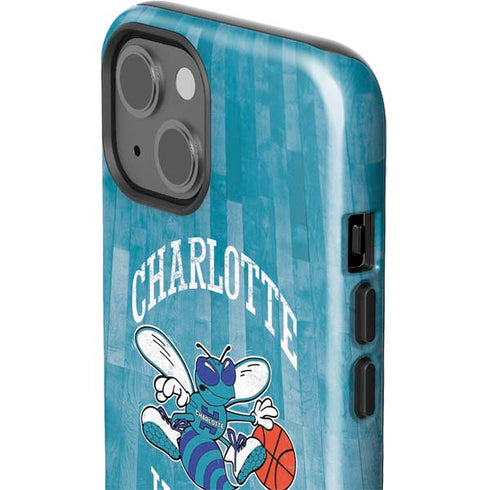 NBA Charlotte Hornets Hardwood Classics iPhone 15 Impact Case