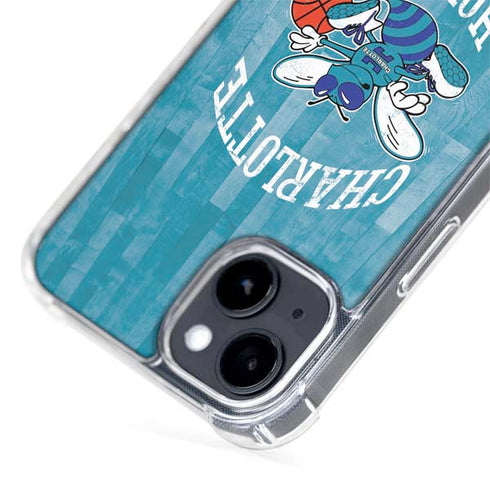 NBA Charlotte Hornets Hardwood Classics iPhone 15 Plus MagSafe Case