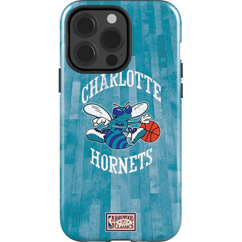 NBA Charlotte Hornets Hardwood Classics iPhone 15 Pro Impact Case