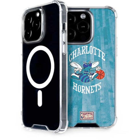 NBA Charlotte Hornets Hardwood Classics iPhone 14 Pro MagSafe Case