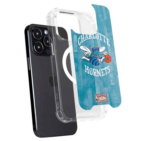 NBA Charlotte Hornets Hardwood Classics iPhone 15 Pro Max MagSafe Case