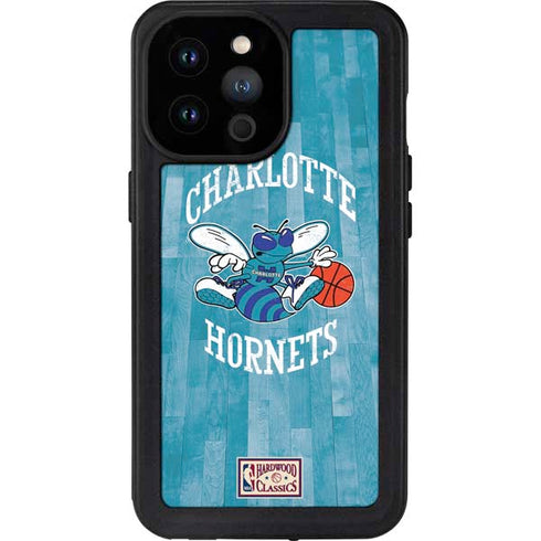 NBA Charlotte Hornets Hardwood Classics iPhone 14 Pro Max Waterproof Case