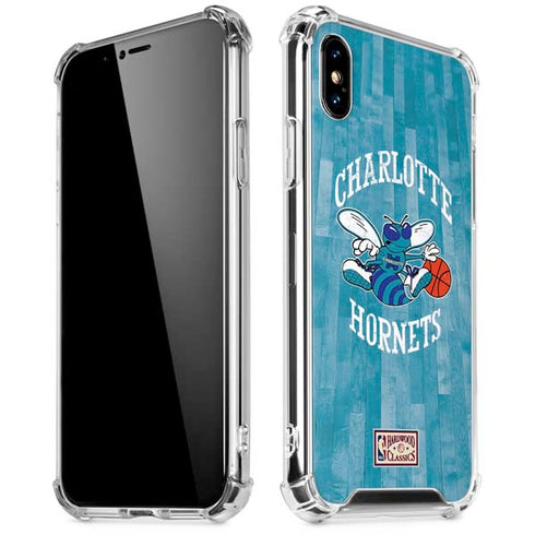 NBA Charlotte Hornets Hardwood Classics iPhone XS Max Clear Case