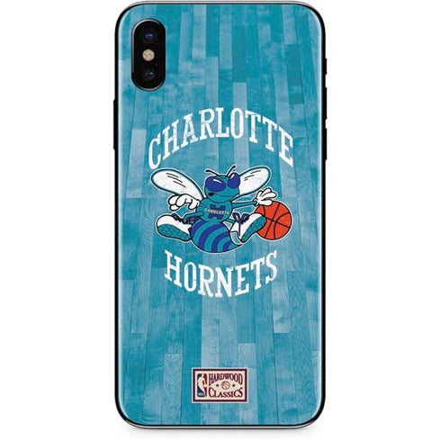 NBA Charlotte Hornets Hardwood Classics iPhone XS Skin