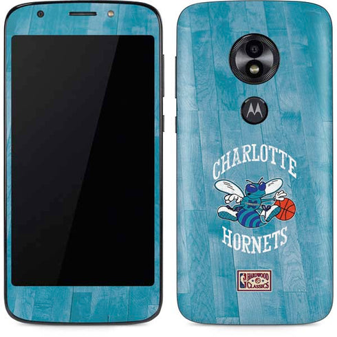 NBA Charlotte Hornets Hardwood Classics Moto E5 Play Skin