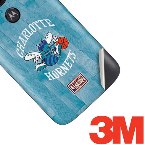 NBA Charlotte Hornets Hardwood Classics Moto E5 Play Skin