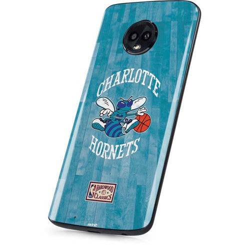 NBA Charlotte Hornets Hardwood Classics Moto G6 Skin