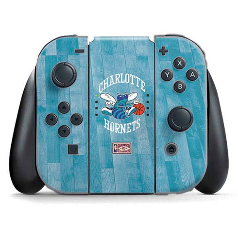 NBA Charlotte Hornets Hardwood Classics Nintendo Switch (2017-2021) Joy-Con Controller Skin