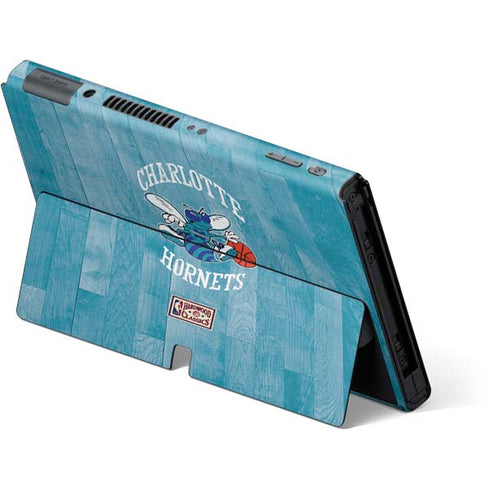 NBA Charlotte Hornets Hardwood Classics Nintendo Switch OLED (2021) Skin