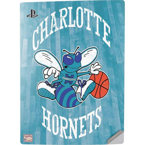 NBA Charlotte Hornets Hardwood Classics PS5 Digital Edition Console Skin
