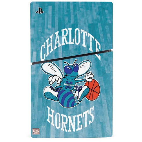 NBA Charlotte Hornets Hardwood Classics PS5 Slim Digital Edition Bundle Skin