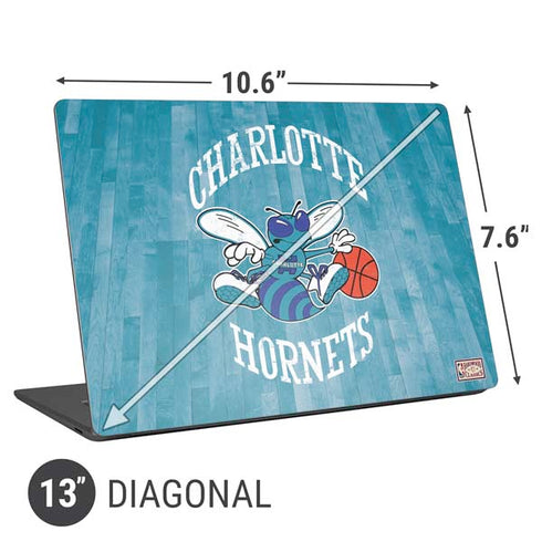 NBA Charlotte Hornets Hardwood Classics Universal Laptop 13in (10.6 x 7.6in) Skin